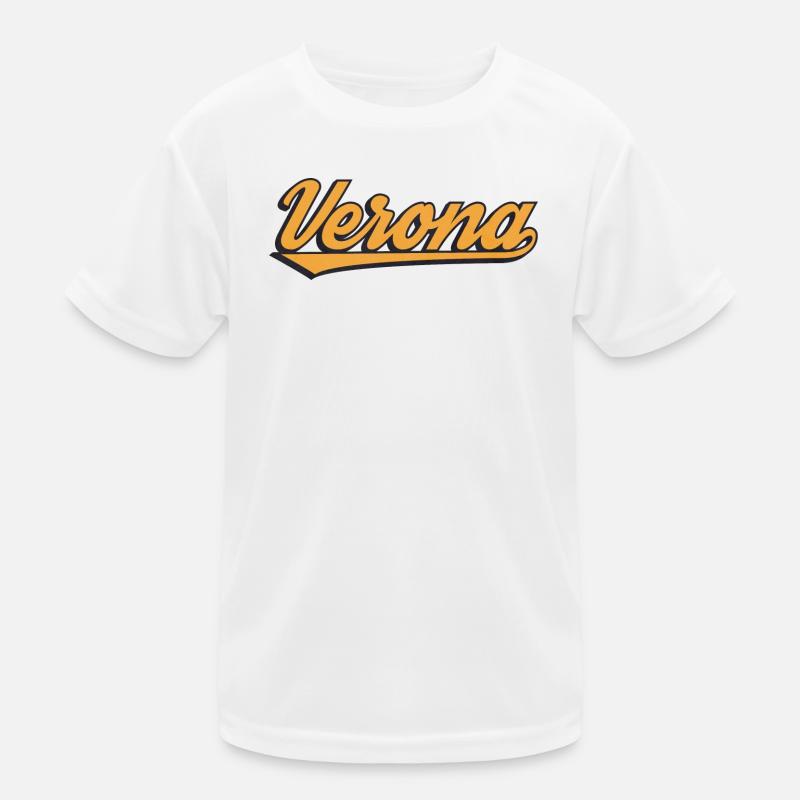 Logo rétro script de Vérone T-shirt sport Enfant