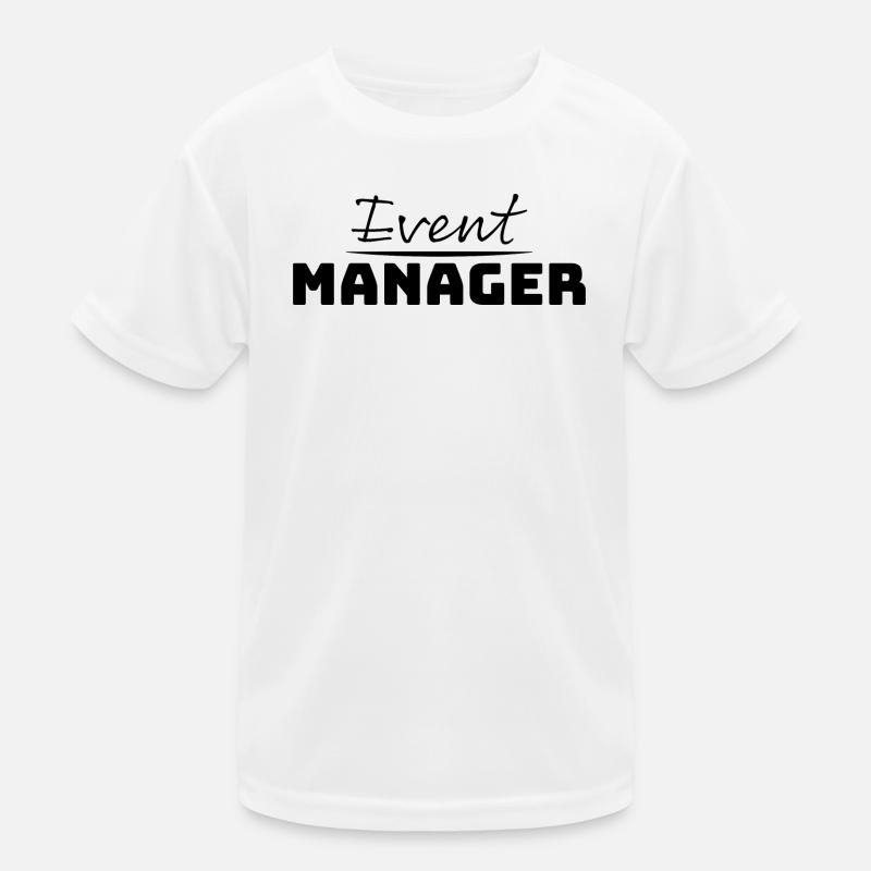Tshirt for Event Manager black Kids Functional T-Shirt