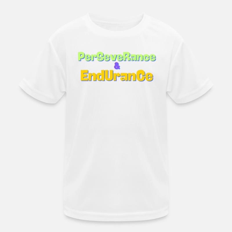 persévérance T-shirt sport Enfant