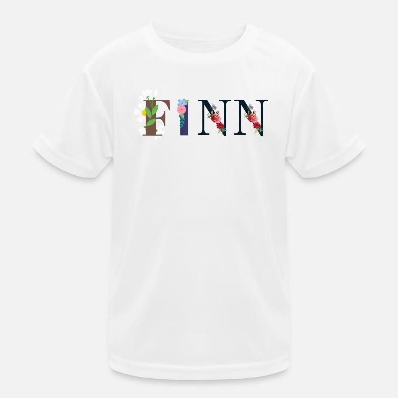 FINN Nom Orné de Fleurs T-shirt sport Enfant