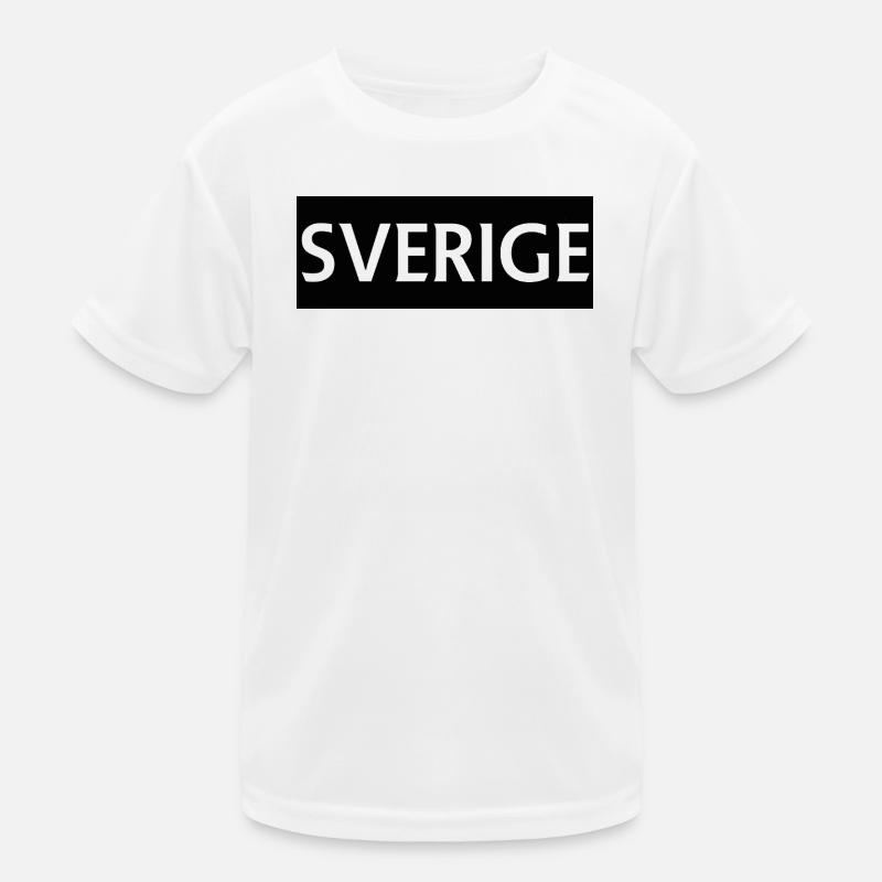 Schweden Kinder Funktions-T-Shirt