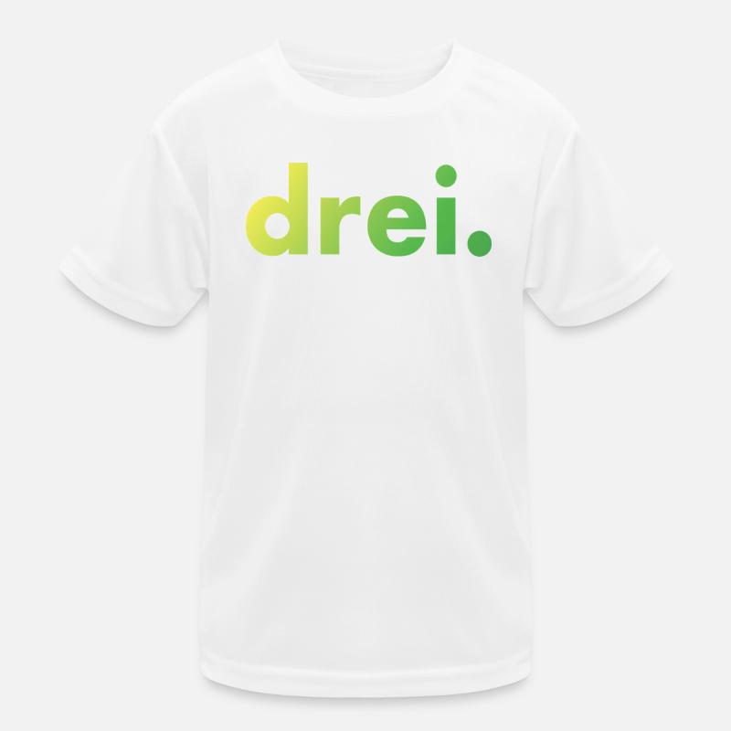 3. Geburtstag Kindergeburtstag Drei Kinder Funktions-T-Shirt