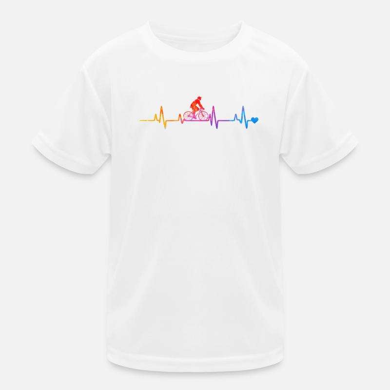radfahrer Kinder Funktions-T-Shirt
