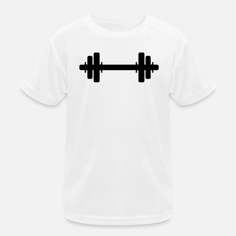 Hantel Kinder Funktions-T-Shirt