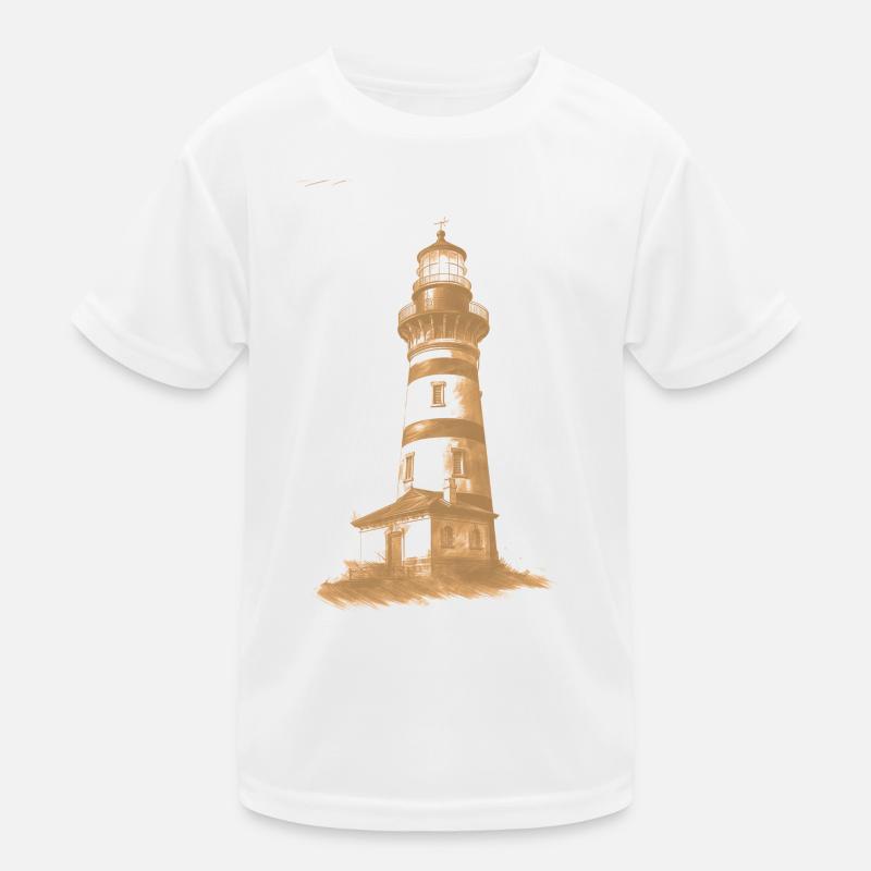 Accent de couleur phare T-shirt sport Enfant