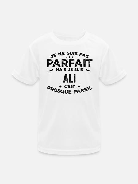 Ali – A Funny and Proud First Name, Legend - Kids Functional T-Shirt - white - Front