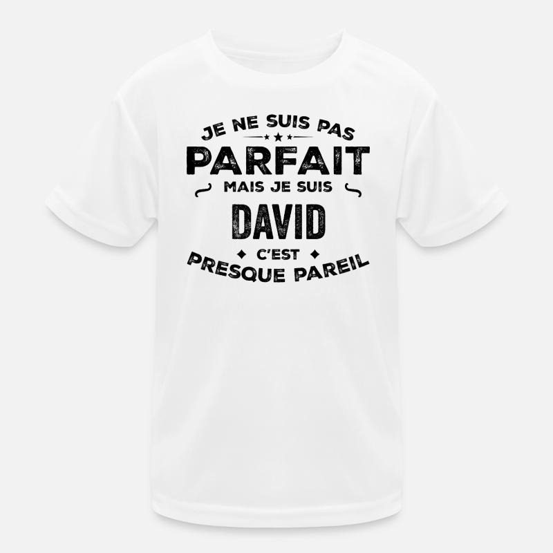 David – A First Name, a Funny and Proud Legend Kids Functional T-Shirt
