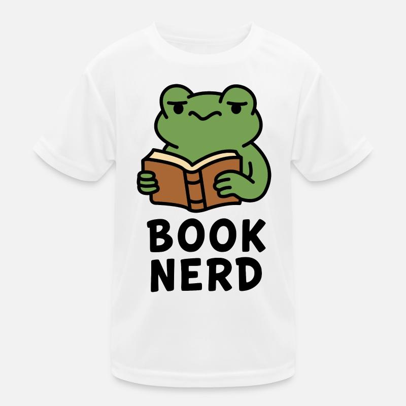 Wise Frog Lesebuch Drucken Kinder Funktions-T-Shirt