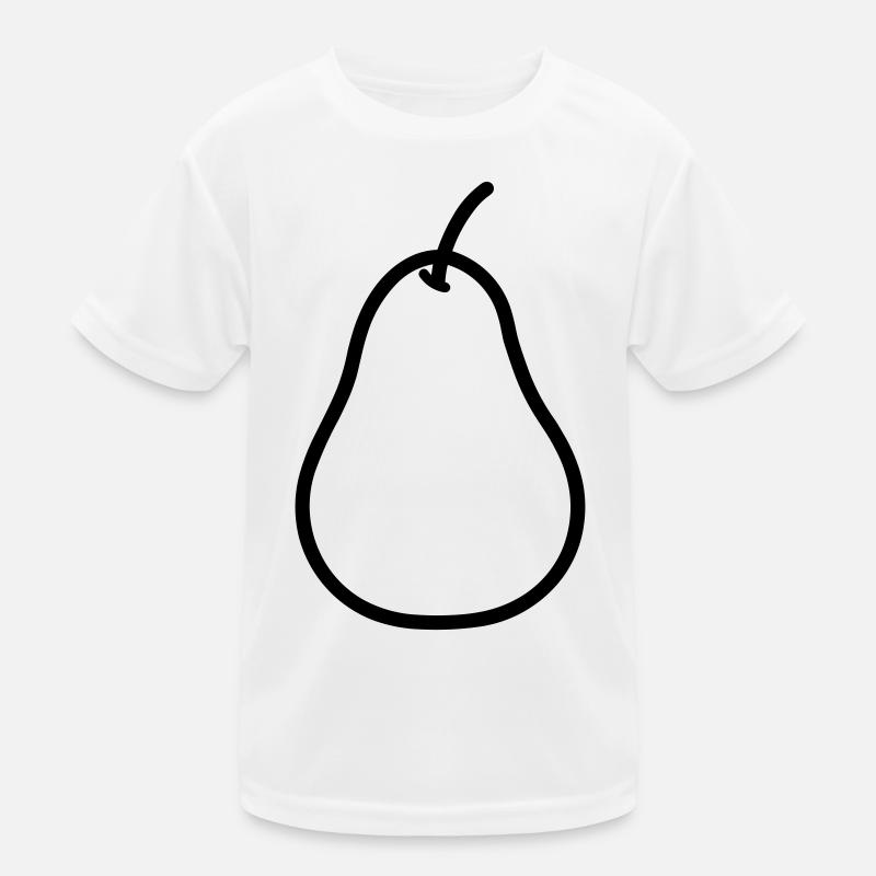 Birne Kinder Funktions-T-Shirt