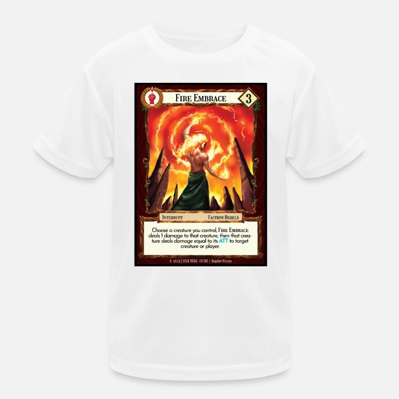 Étreinte de Feu T-shirt sport Enfant