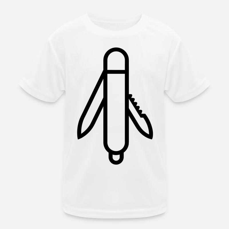 Messer Kinder Funktions-T-Shirt