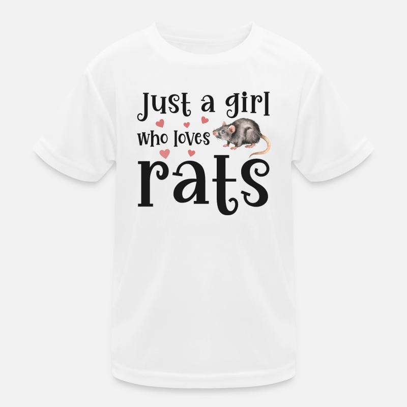 Ratte Ratten Kinder Funktions-T-Shirt