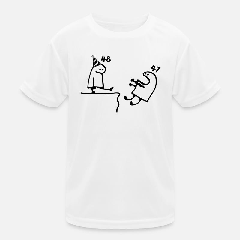 48 ans : Adieu âge 47 ans, Joyeux 48e anniversaire T-shirt sport Enfant