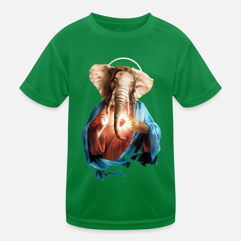 Elephant Jesus T-shirt sport Enfant