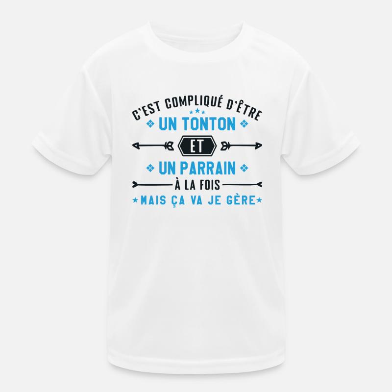 Onkel und Pate Kinder Funktions-T-Shirt