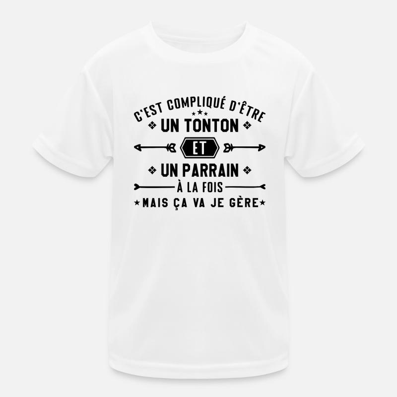 Onkel und Pate Kinder Funktions-T-Shirt