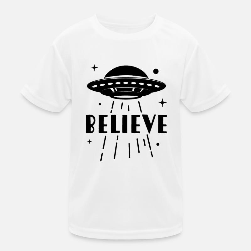 Glaube UFO Kinder Funktions-T-Shirt