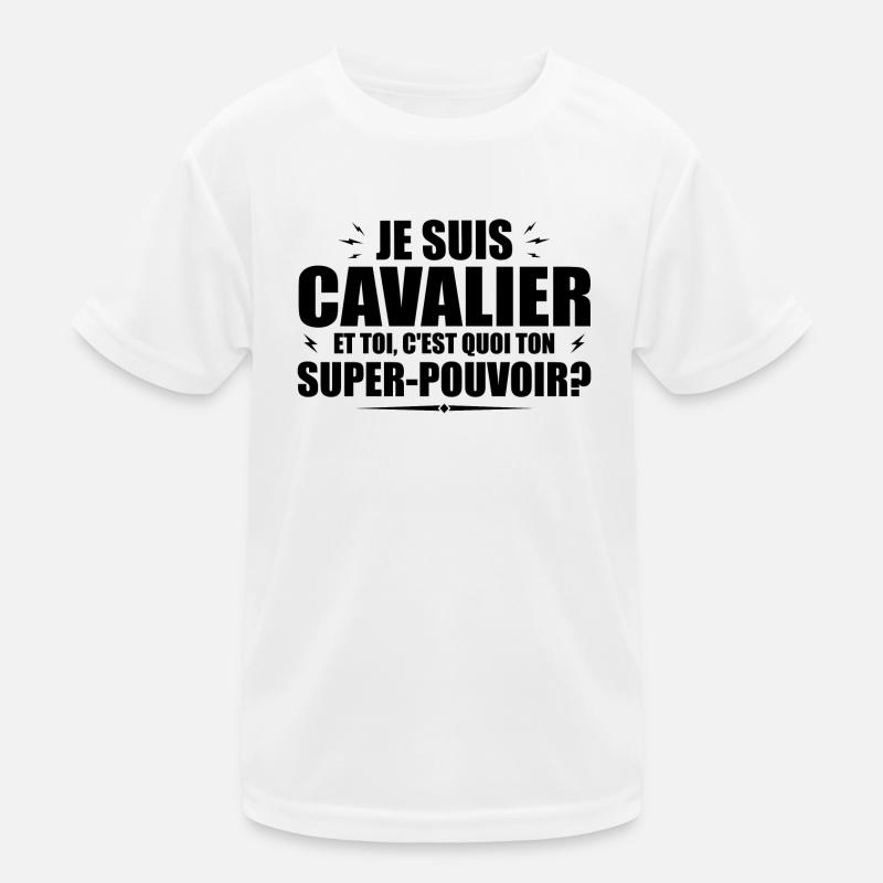 Ich bin ein Kavalier. Was ist deine Superkraft? Kinder Funktions-T-Shirt