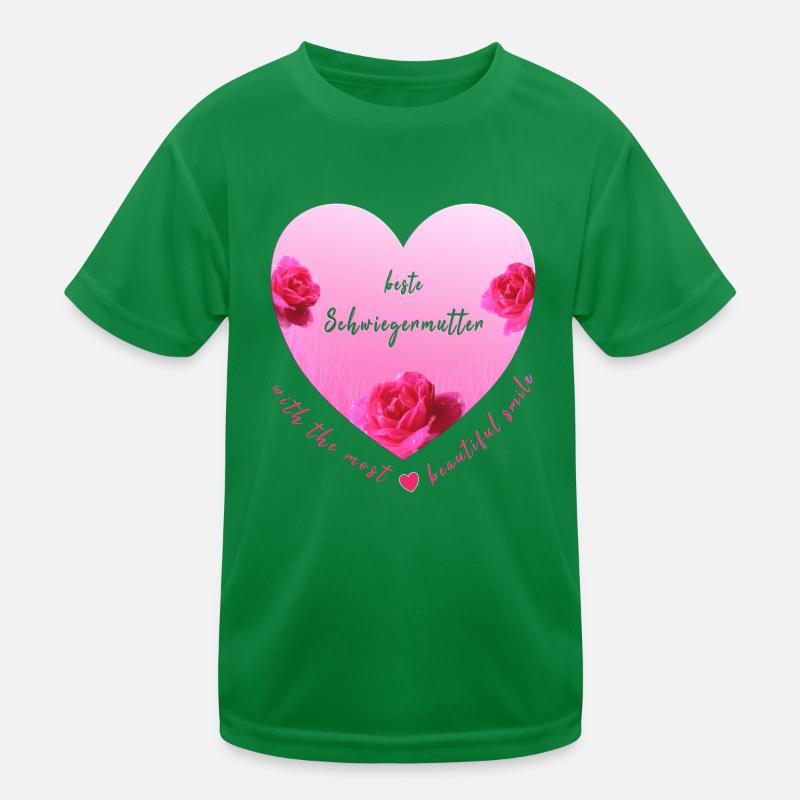 beste Schwiegermutter Kinder Funktions-T-Shirt