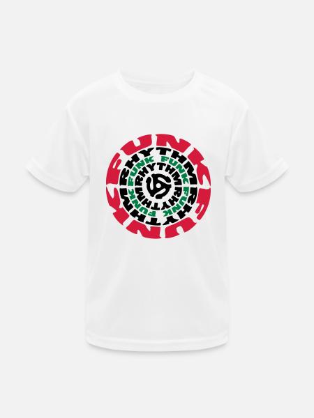 Funk Rhythm Funk Funk Rhythm - Kids Functional T-Shirt - white - Front