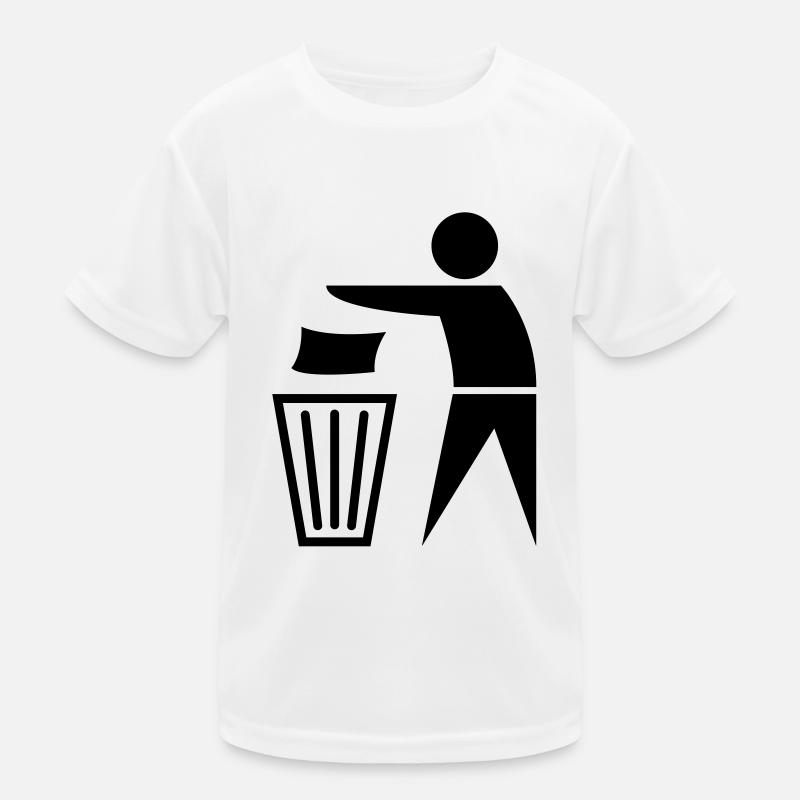 garbage_can Kids Functional T-Shirt