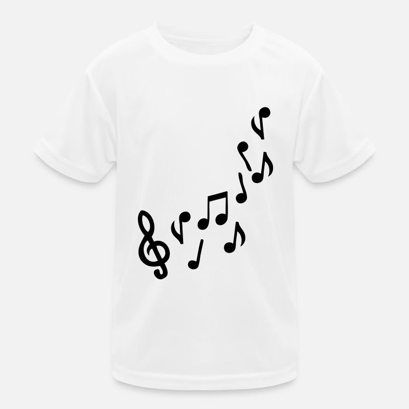 musiknote Kinder Funktions-T-Shirt