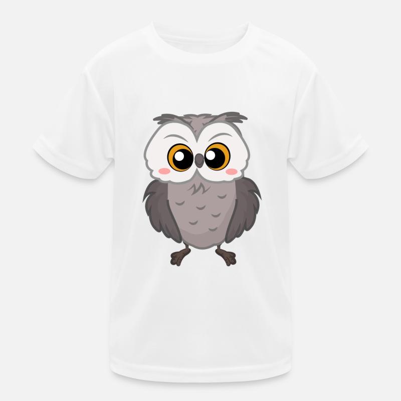 Eule Kinder Funktions-T-Shirt