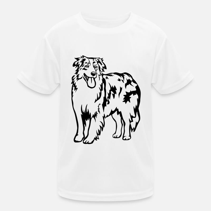 Australian Shepherd Kids Functional T-Shirt