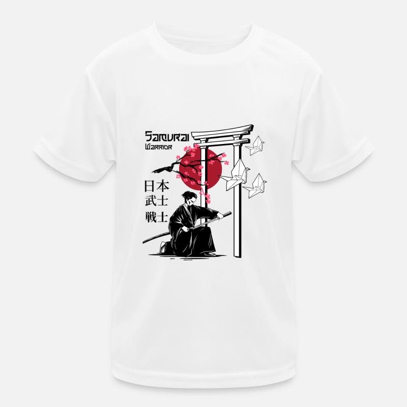 Samurai-Krieger Kinder Funktions-T-Shirt