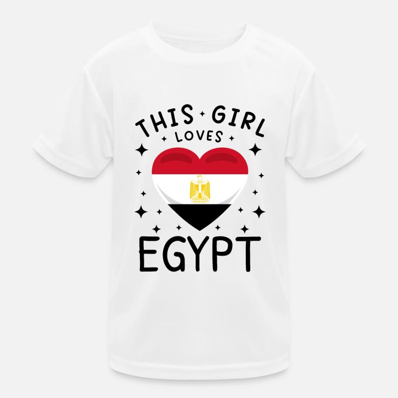 Egypte Drapeau Hurghada Afrique Drapeau égyptien T-shirt sport Enfant