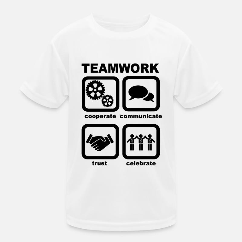 Teamwork Kinder Funktions-T-Shirt
