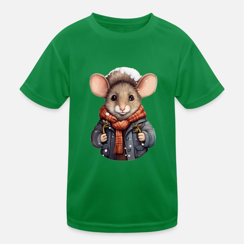 Souris d’hiver T-shirt sport Enfant