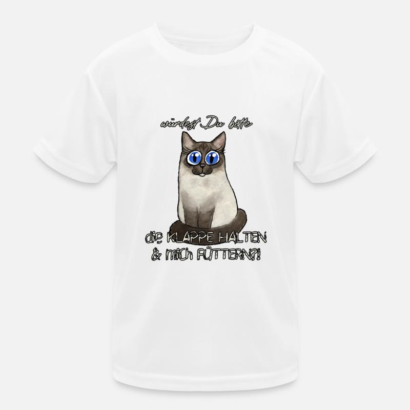 Chat affamé T-shirt sport Enfant