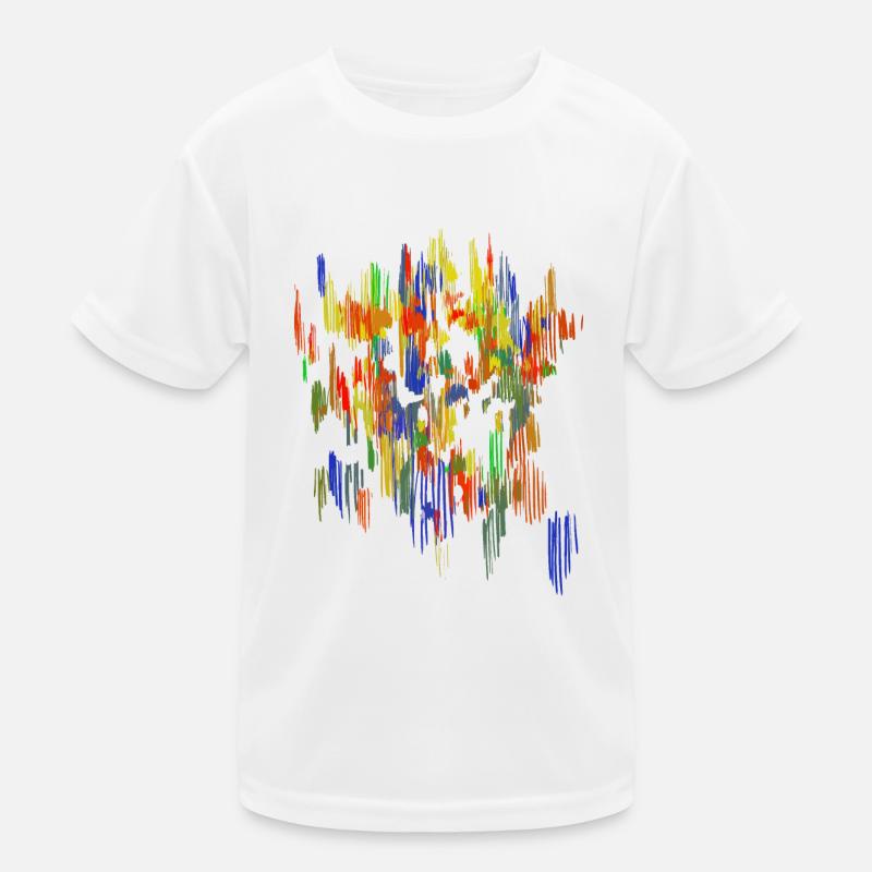 Abstrakt Kinder Funktions-T-Shirt