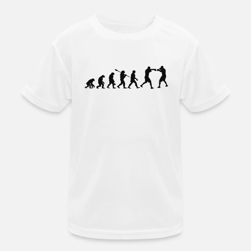 Evolution des Boxens | Boxer-Geschenk Kinder Funktions-T-Shirt