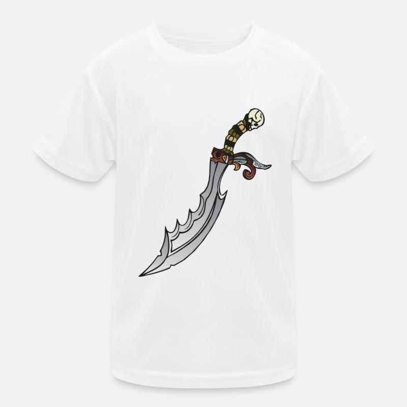 Dolchmesser 90 W Kinder Funktions-T-Shirt