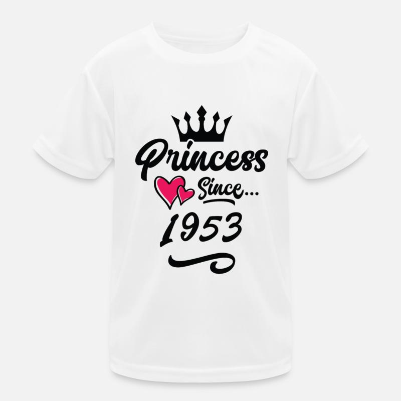 1953 Anniversaire de la princesse T-shirt sport Enfant