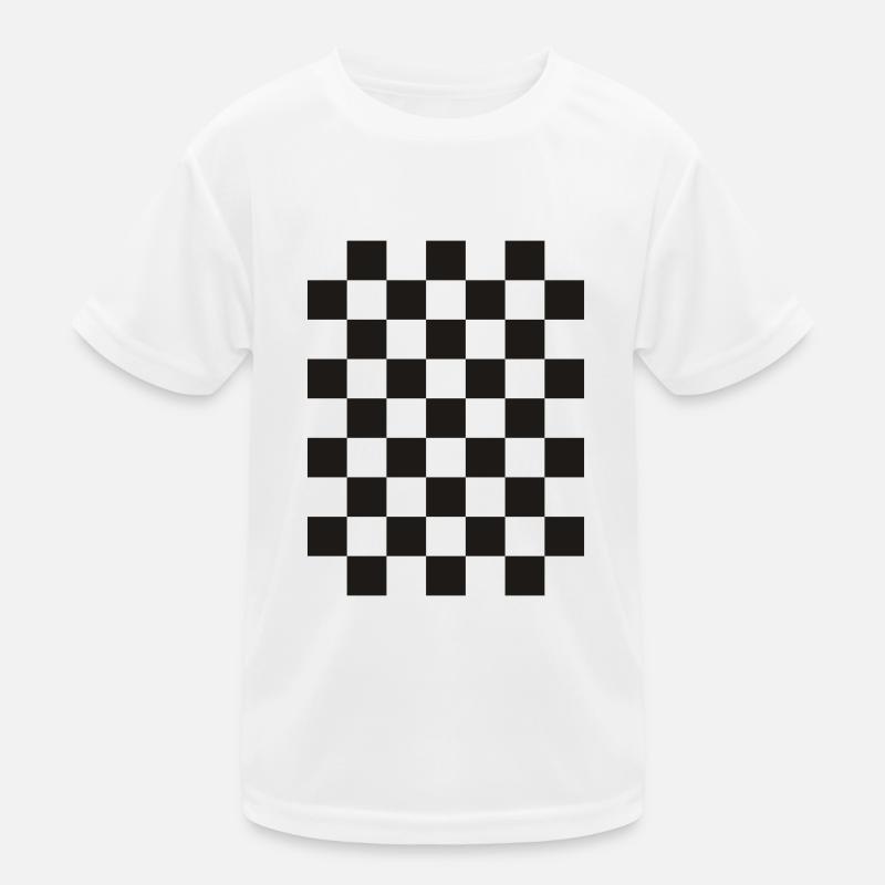 scheck Kinder Funktions-T-Shirt
