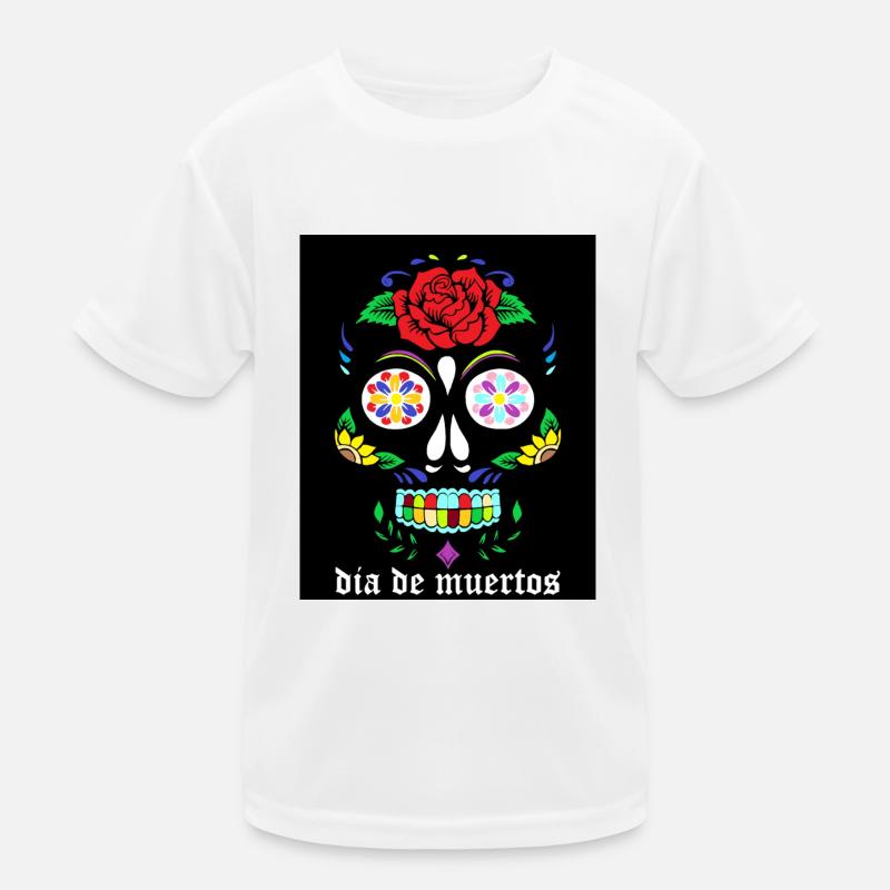 dia de muertos Kinder Funktions-T-Shirt