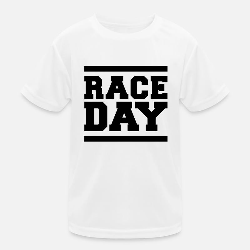 Jour de course Formule voiture Racing Icône Logo Graphique T-shirt sport Enfant