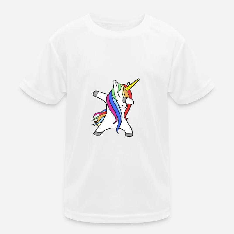 Dabbing Unicorn - Dancing Unicorn Kids Functional T-Shirt