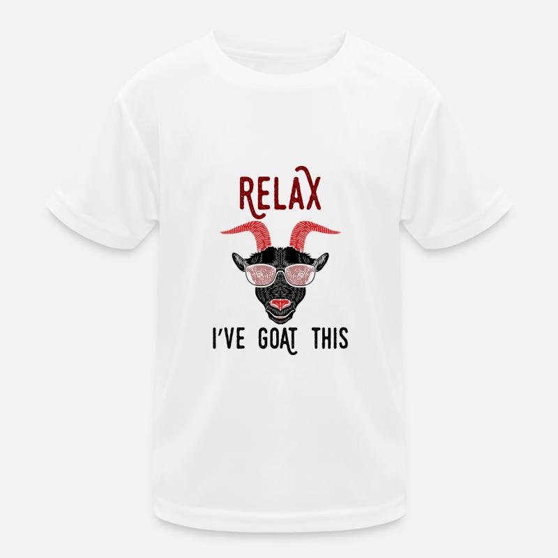 Pun Relax I've Goat This Kids Functional T-Shirt