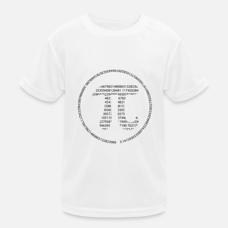 Pi - Pi Day - black Kids Functional T-Shirt