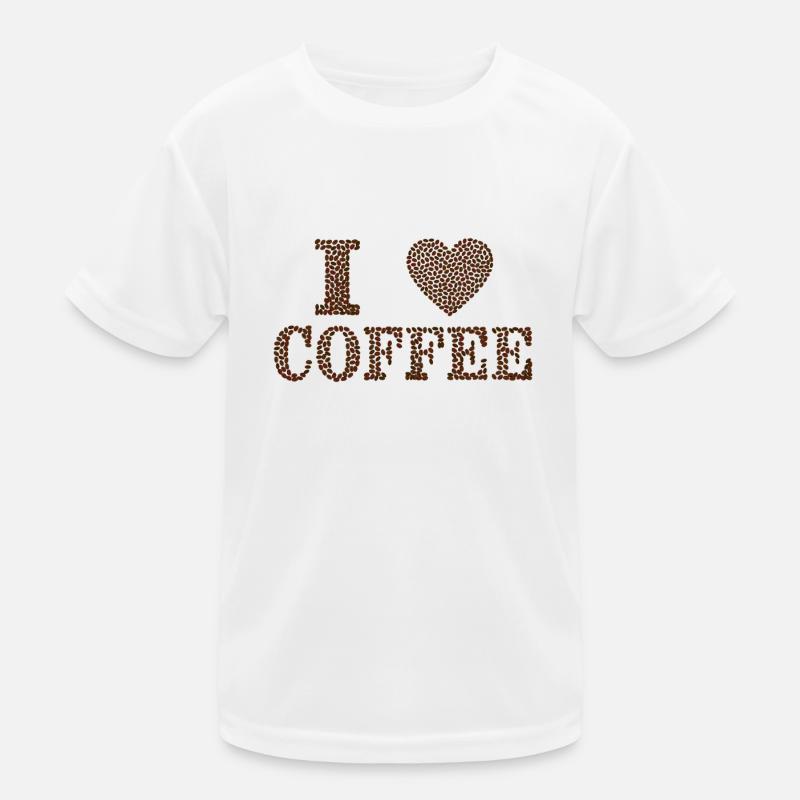 I love Coffe Kids Functional T-Shirt