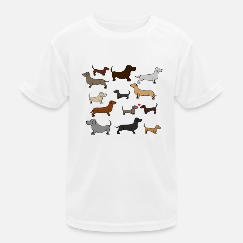 super süße Dackel , Geschenkidee Kinder Funktions-T-Shirt