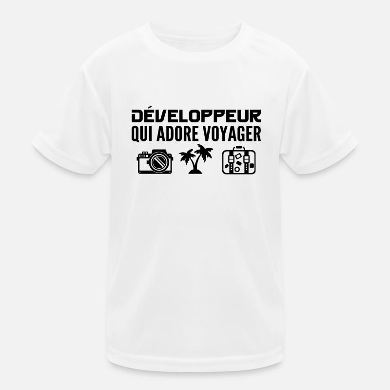Travelers & Developers: Passion & Discovery Kids Functional T-Shirt
