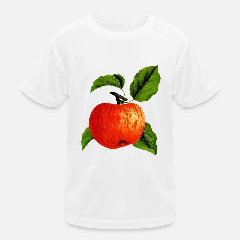 Apple Apple Veggie Fruit Fruits Tree Tree3 Kids Functional T-Shirt