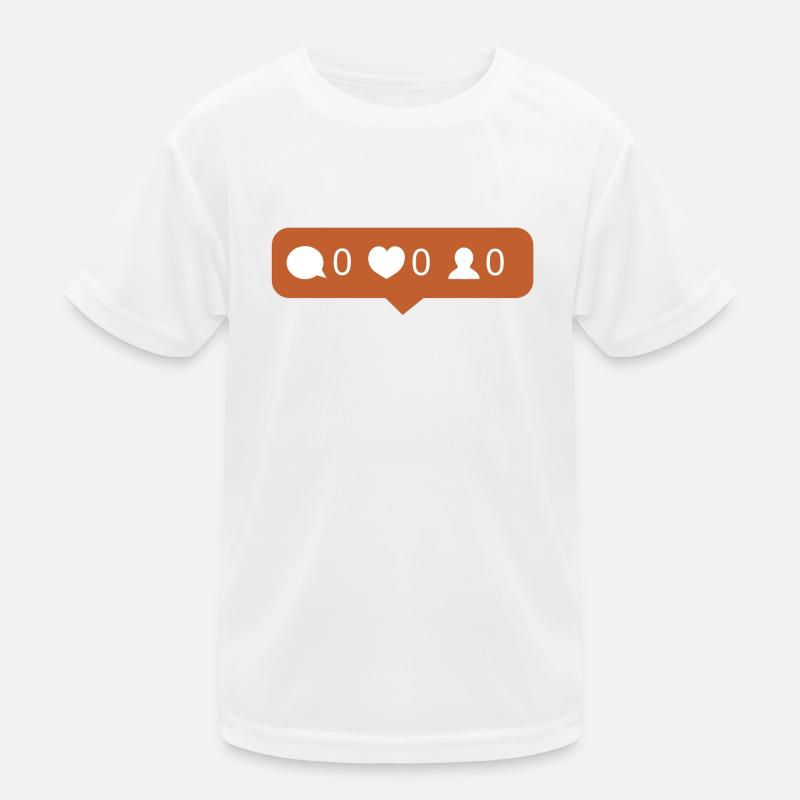 Instagram Herz Kinder Funktions-T-Shirt