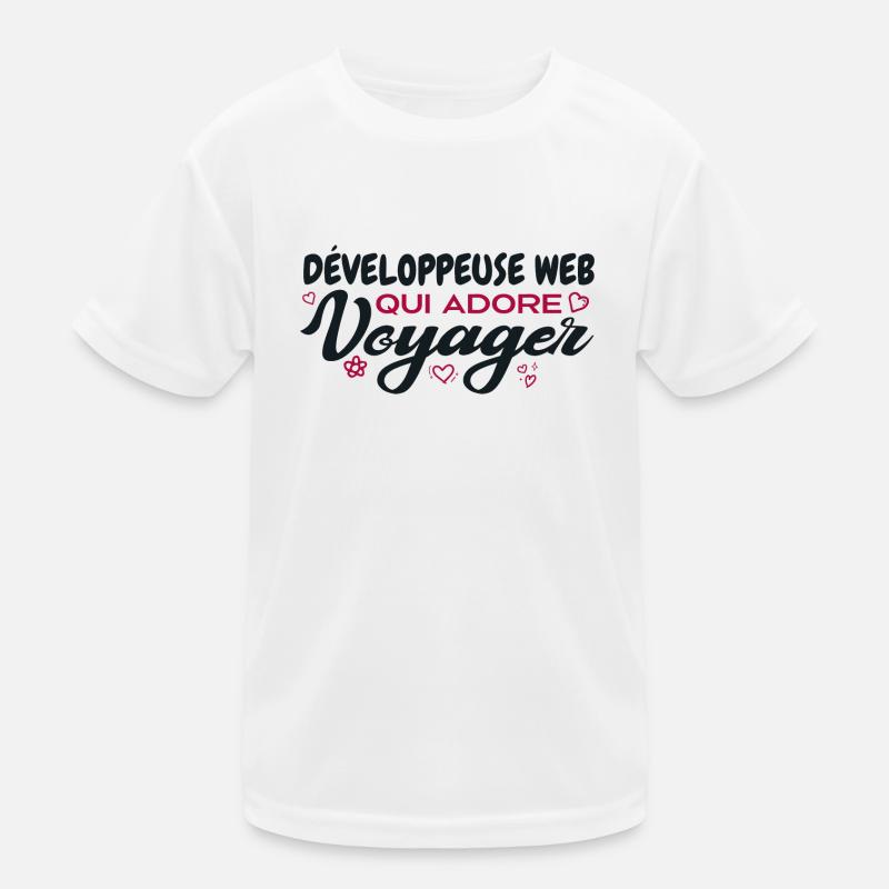 Web developer, globetrotter, travel enthusiast Kids Functional T-Shirt