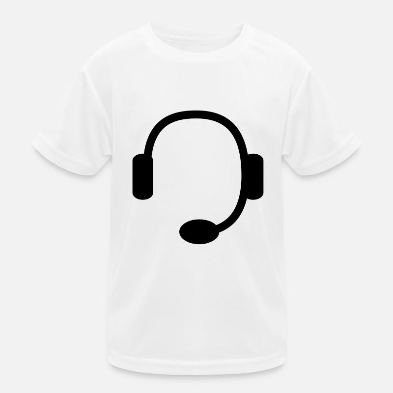 headset Kinder Funktions-T-Shirt